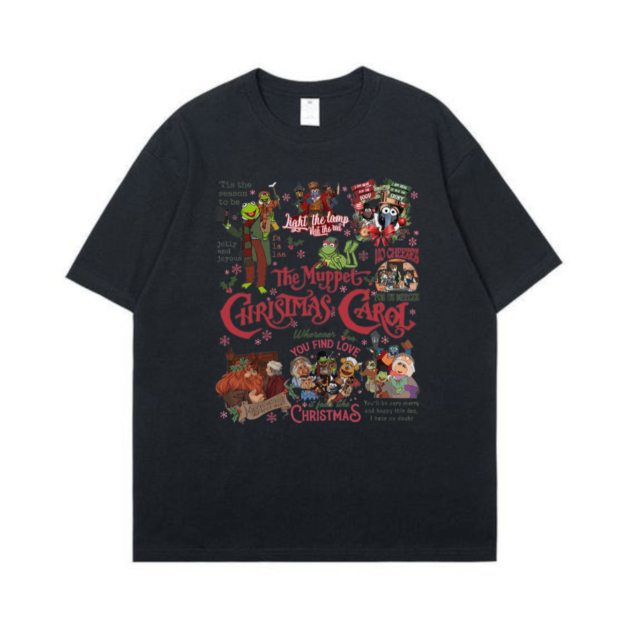 Funny Muppet Show, Vintage Christmas Movies Tee Shirt, Muppet Christmas Carol Shirt - Hiyatee