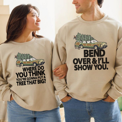 National Lampoon Christmas Vacation Sweatshirt – Perfect Matching Sweatshirts for Couples - Hiyatee