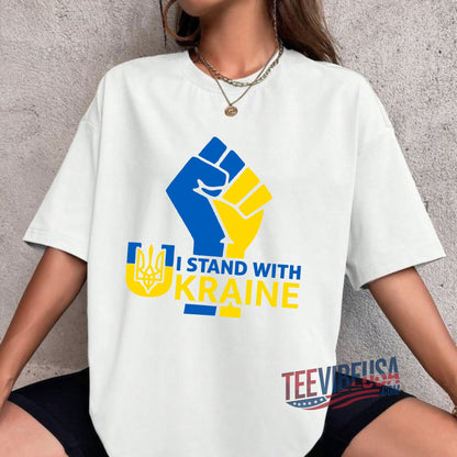 I Stand With Ukraine T-Shirt – Wear Your Support Proudly!