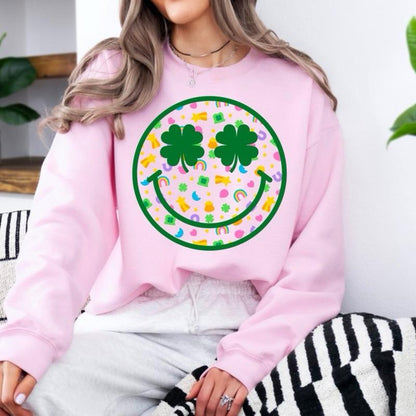 Lucky Charm & Lucky Mama Sweatshirt – St. Patrick’s Day Festive Apparel for Men & Women