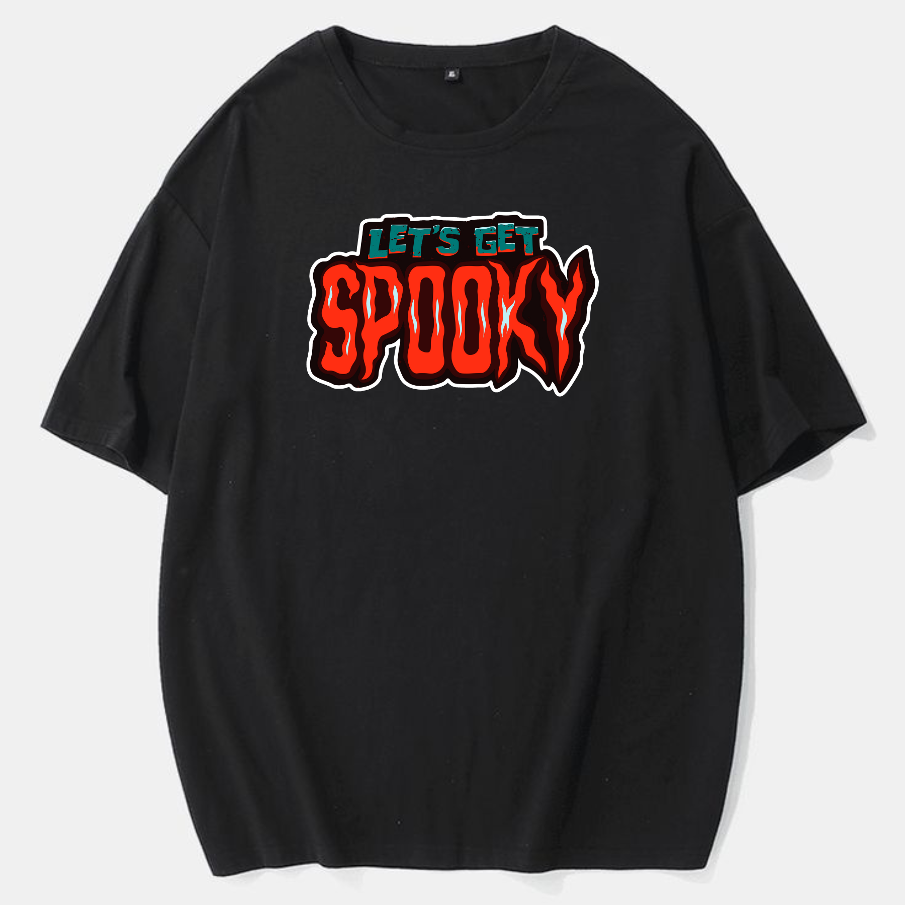 Let’s Get Spooky T-Shirt – Funny Halloween Graphic Tee, Unisex Fall Shirt for Men & Women - Teevibeusa