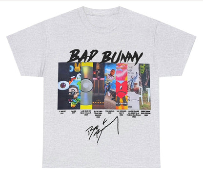 Bad Bunny T-Shirt Latin Music Merch Graphic Tee