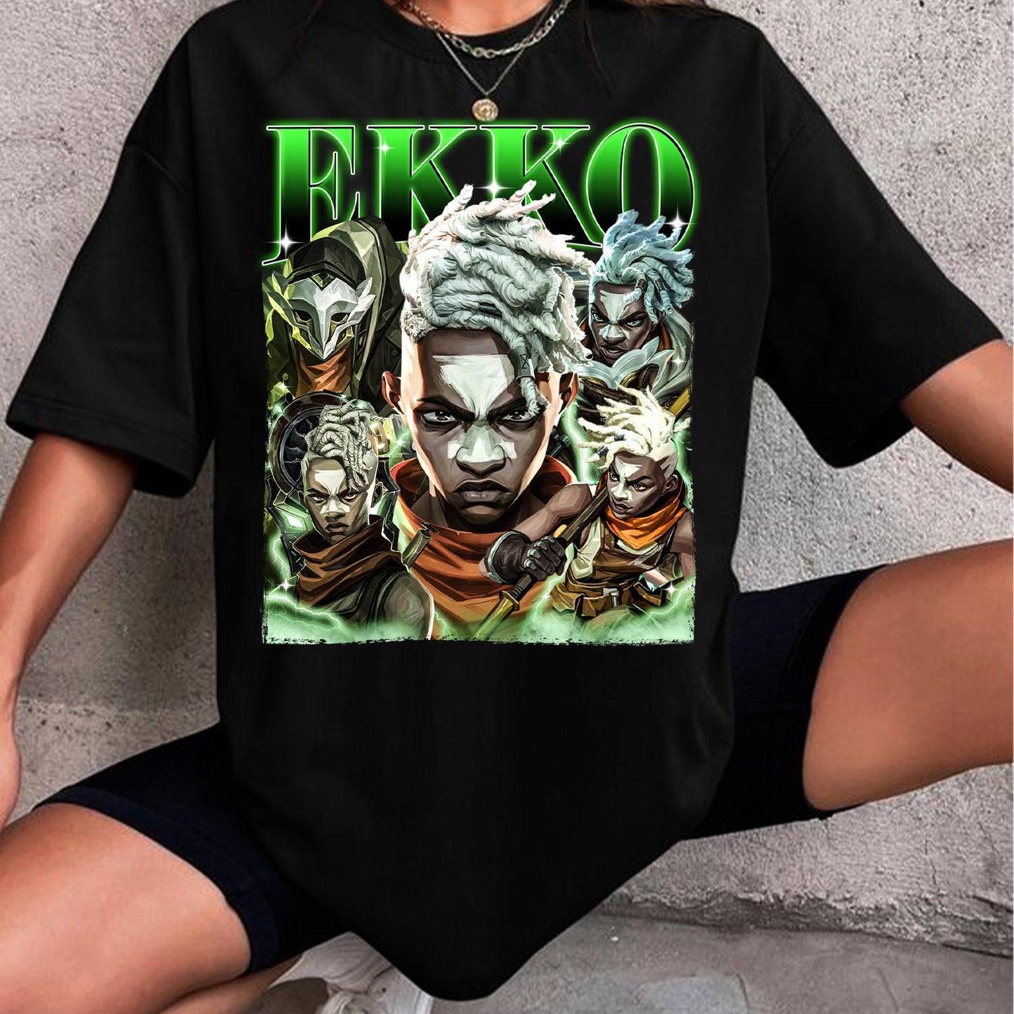 Ekko Bootleg shirt, Ekko Arcane 2 shirt, Arcane 2 T-Shirt - Hiyatee