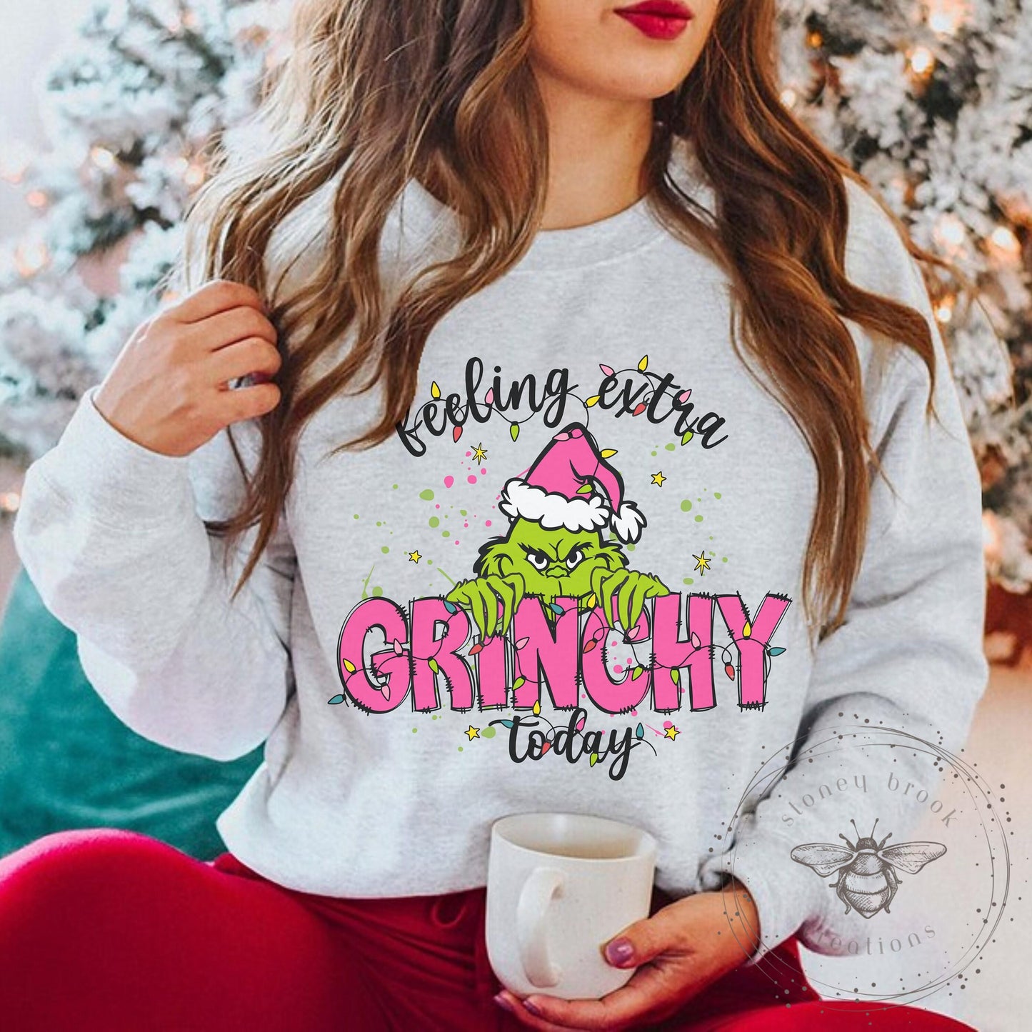 Feeling Extra Grinchy Today Sweatshirt, Retro Christmas Sweatshirt, Funny Christmas Shirt, Whoville University Sweatshirt, Green Monster Christmas Sweatshirt, Christmas Gift - Hiyatee