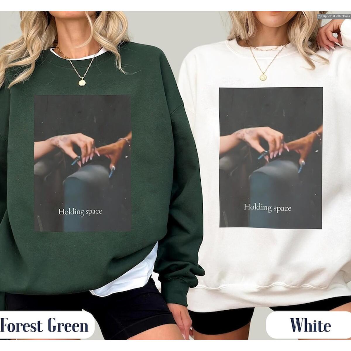 Wicked Holding Space Changed For Good Sweatshirt, #Ariana #Cynthia #Glinda Finger Hold Defy Gravity, Musical movie Broadway, Global Trending Outfits