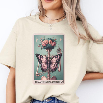 Tarot Card Mental Health T-Shirts - Print is Sublimation, Unisex Non-Fitted T-Shirt,Funny Tee, Gift Idea, Relaxed Fit, Casual Apparel,Great with Jeans Top Womenswear