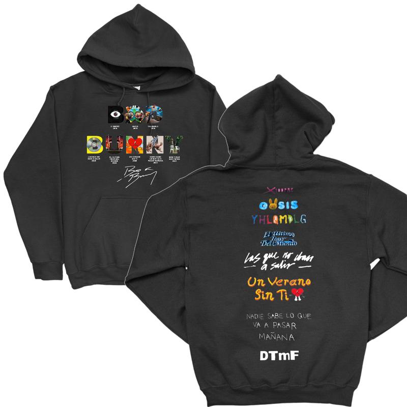 Bad Bunny Words Album 2 Sides Hoodie