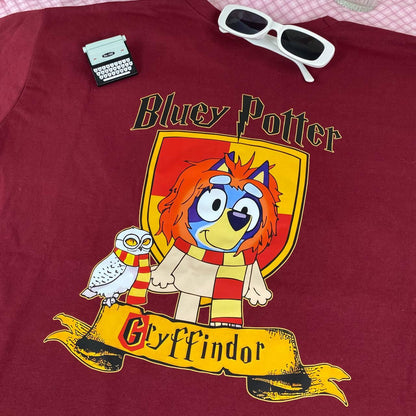 HP Blueypotter T-shirt, HP Wizard Tee, Hogwarts Houses Tshirt, Potterheads Shirt Gifts, Wizard Book Shirt, Ron Weasley, Hermonie Granger, Voldermort, Expecto Patronum, Wingardium Leviosa, Marauders Map