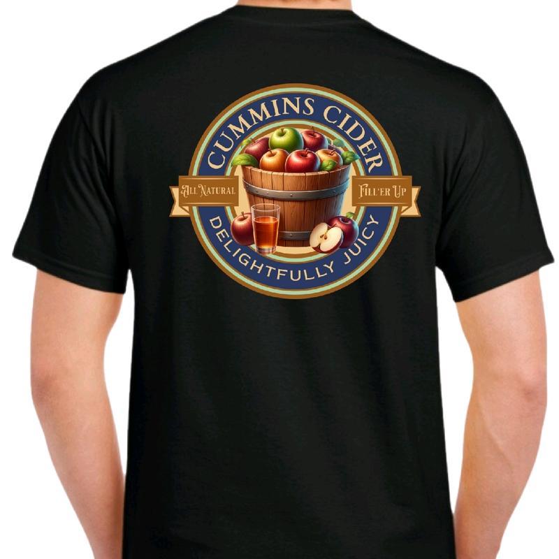 Cummins Cider - men's funny T-shirt- Menswear