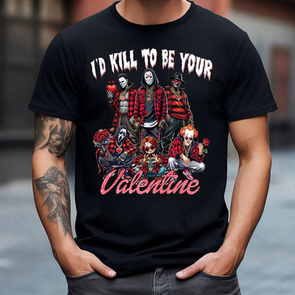 Galentine's Gang TShirt, Horror Valentinesday Movies Shirt, VLT Graphic Tee, Graphic Tee, Gift for Men and Women