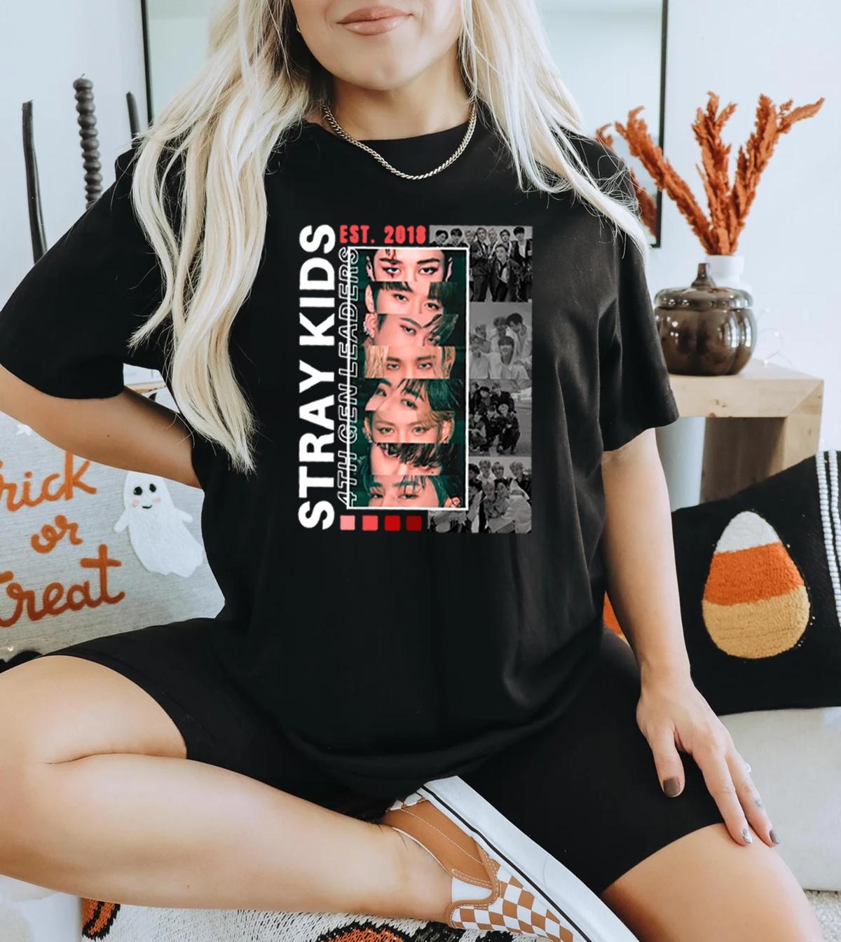 Stray Kids Unisex Shirt, Stray Kids Graphic Tee, Kpop Idol Merch, Kpop Shirt, Fan Support Merch - Hiyatee