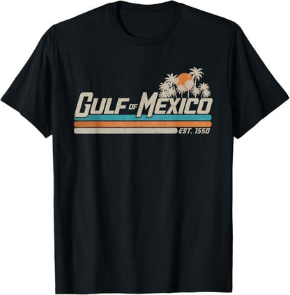 Gulf of Mexico T-Shirt – Vintage Coastal Vibes, Soft Cotton Unisex Tee