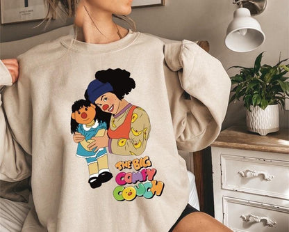 Big Comfy Couch  Nostalgia  2000s  Treehouse Sweatshirt