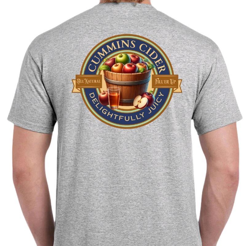 Cummins Cider - men's funny T-shirt- Menswear