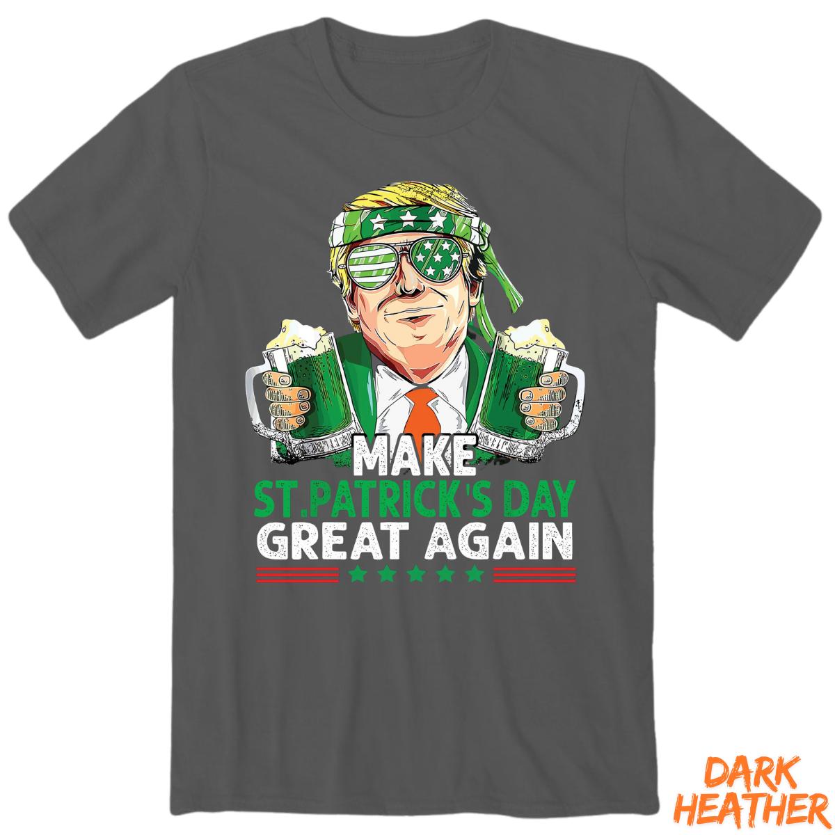 Make America Lucky Again T-Shirt – Funny St. Patrick’s Day Drinking Shirt