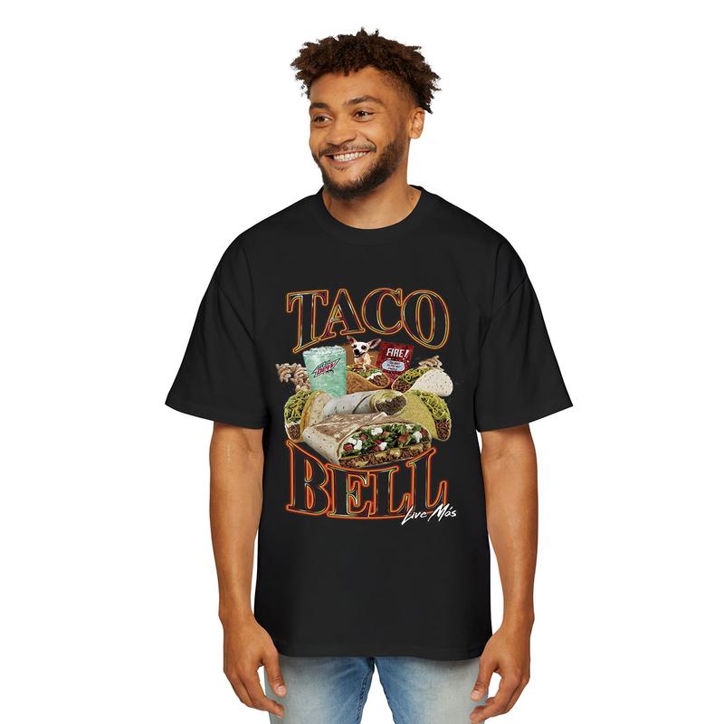 Taco Bell 90's Bootleg Graphic Tee – Retro Unisex T-Shirt for Men & Women, Funny Vintage Style, Perfect Nostalgic Gift