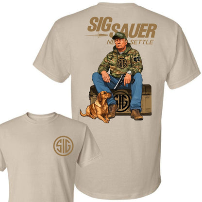 Sig Sauer Trump Hunting Graphic Tee – Classic Fit, Patriotic Style