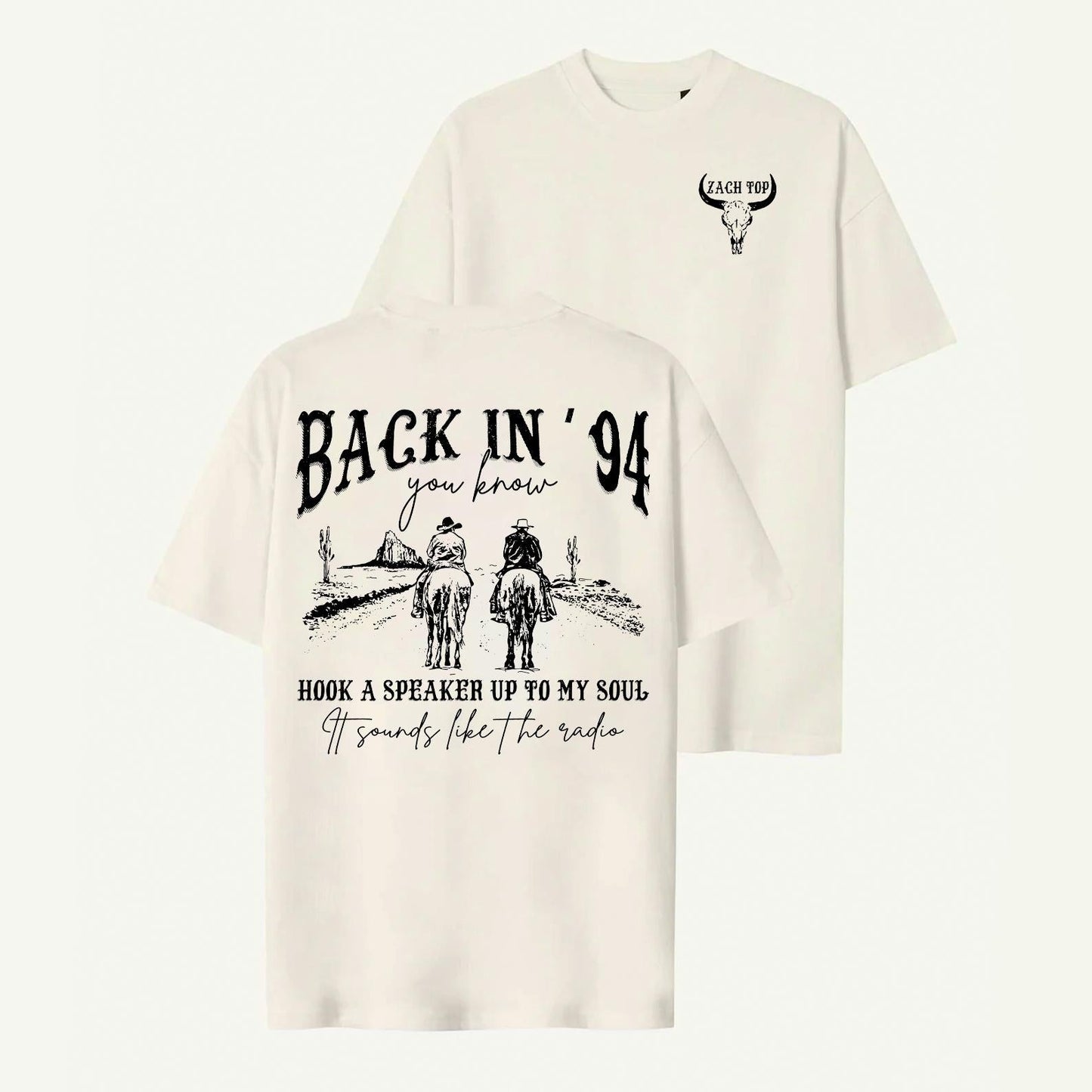 Zach Top Back In 94 Shirt, Country Music Sweater, Tour Merch, Concert Clothing, Unisex Tshirt