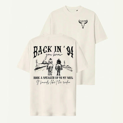 Zach Top Back In 94 Shirt, Country Music Sweater, Tour Merch, Concert Clothing, Unisex Tshirt