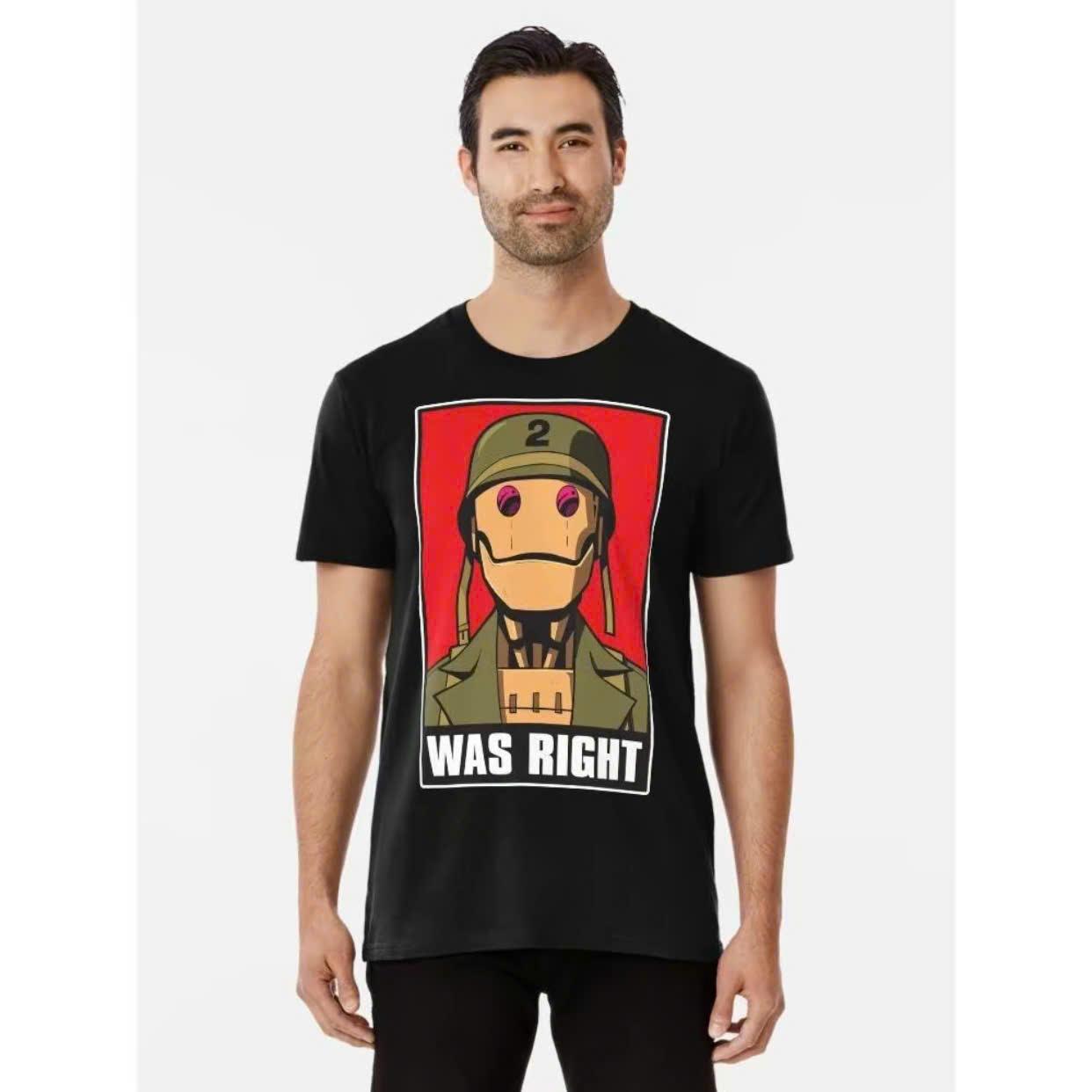 GI Robot Was Right Graphic Tee – Bold & Timeless Statement Shirt