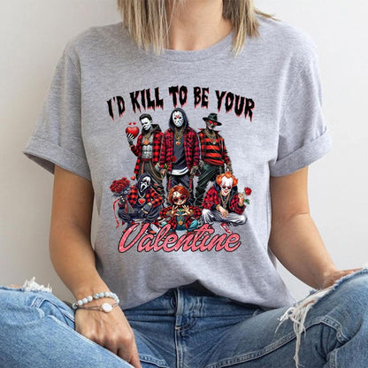 Galentine's Gang TShirt, Horror Valentinesday Movies Shirt, VLT Graphic Tee, Graphic Tee, Gift for Men and Women