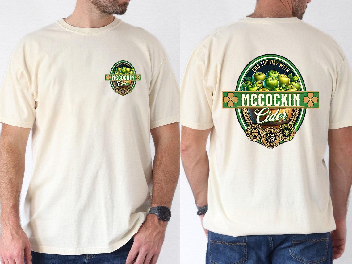 End the Day with McCo.ckin Cider 2-Sided TShirt – Bold, Fun, and Comfortable