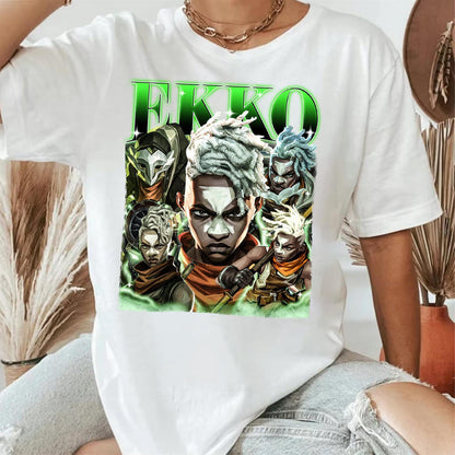 Ekko Bootleg shirt, Ekko Arcane 2 shirt, Arcane 2 T-Shirt - Hiyatee