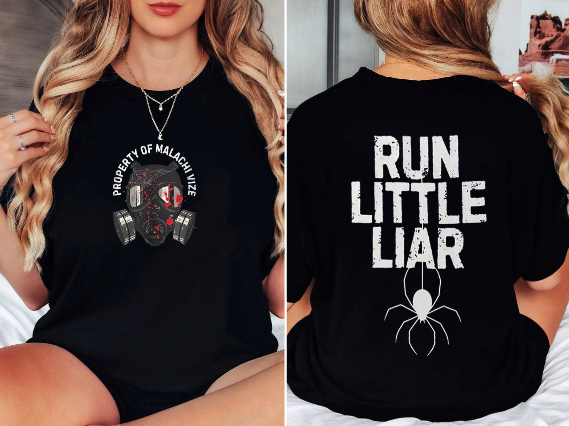 Officially Licensed Leigh Rivers Little Liar Little Stranger Malachi Vize Dark Romance T-Shirt – Book Lover’s Dream