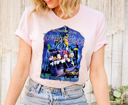 The Twilight Zone Tower Of Terror Vintage T-Shirt – Spooky & Retro Theme Park Tee