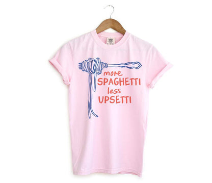 Spaghetti Shirt, Funny Food Shirt, Foodie T Shirt, Food Humor, Funny Saying TShirt, Silly T-Shirt, Retro Graphic Tee, Vintage Aesthetic