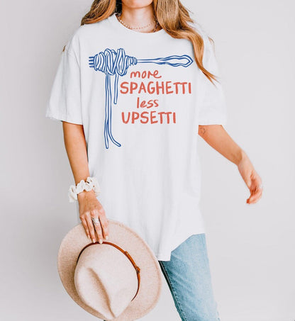 Spaghetti Shirt, Funny Food Shirt, Foodie T Shirt, Food Humor, Funny Saying TShirt, Silly T-Shirt, Retro Graphic Tee, Vintage Aesthetic