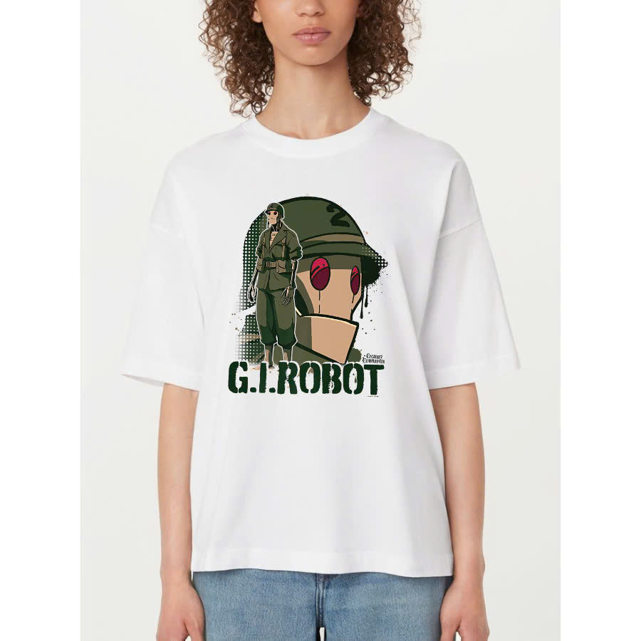 G.I. Robot Showcase Graphic Tee – Classic Sci-Fi Comic Tribute